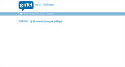Desktop Screenshot of meldingen.gntel.nl