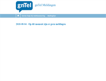Tablet Screenshot of meldingen.gntel.nl
